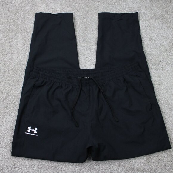 Under Armour Pants Mens 2XL XXL Black Vital Woven Loose Fit Training Athleisure - Picture 1 of 10